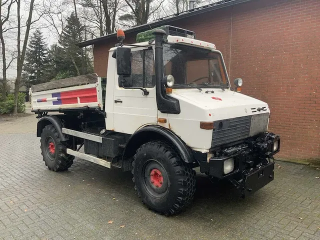 2000 mercedes-benz unimog 4x4 427-20 kipper tnx-63-p - afbeelding 38 van  40