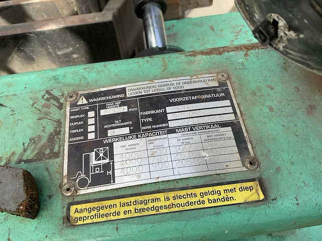 2000 mitsubishi fd30k vorkheftruck - afbeelding 19 van  26