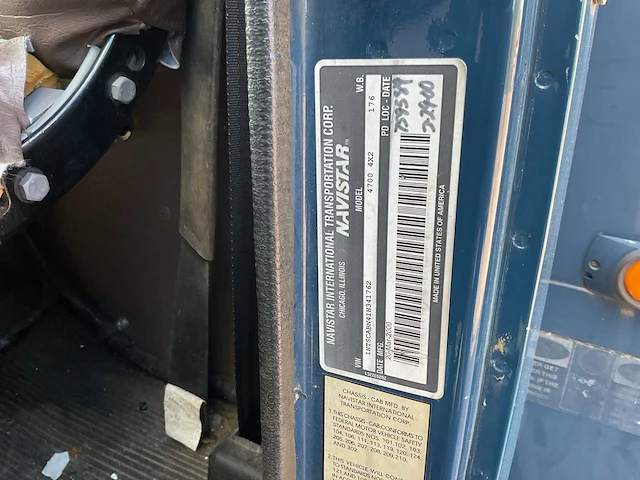 2000 navistar 4700 hoogwerker - afbeelding 5 van  13