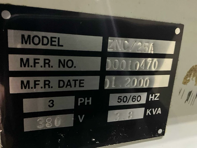 2000 omega cm 500 startgat-erodeermachine - afbeelding 7 van  7