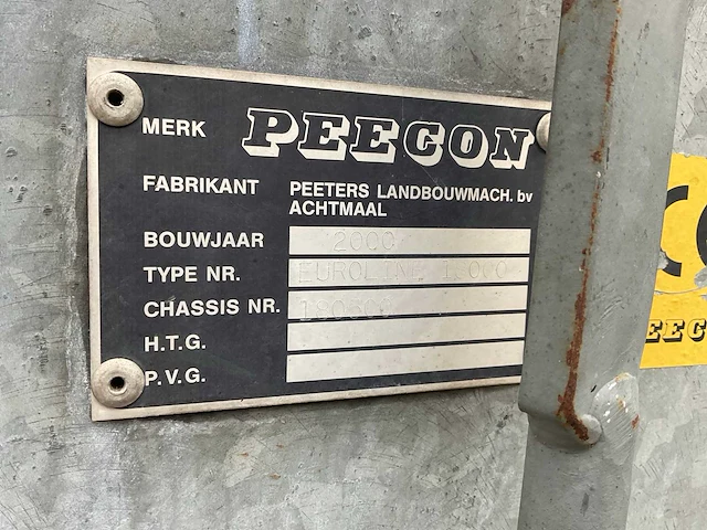 2000 peecon euroline 18000 mesttank - afbeelding 29 van  35