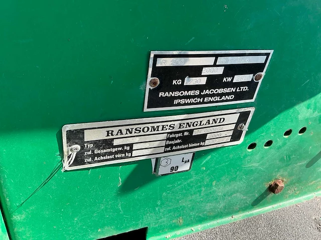 2000 ransomes england ar25p zitmaaier - afbeelding 25 van  31