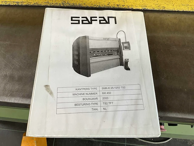 2000 safan smk-k 25-1250 ts2 kantbank - afbeelding 3 van  12