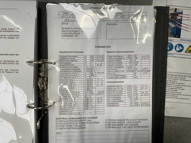 2000 schüco dubbele verstek- profielzaagmachine - afbeelding 22 van  34