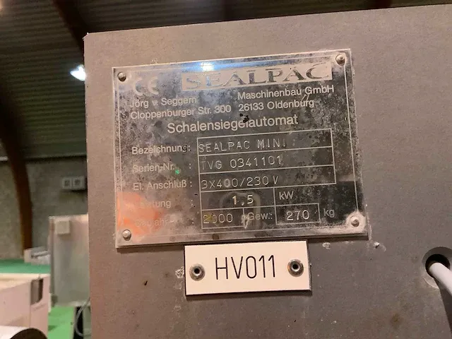 2000 sealpac mini traysealer - afbeelding 9 van  9