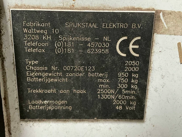 2000 spijkstaal 2050 industriële trekker / kipper - afbeelding 6 van  15