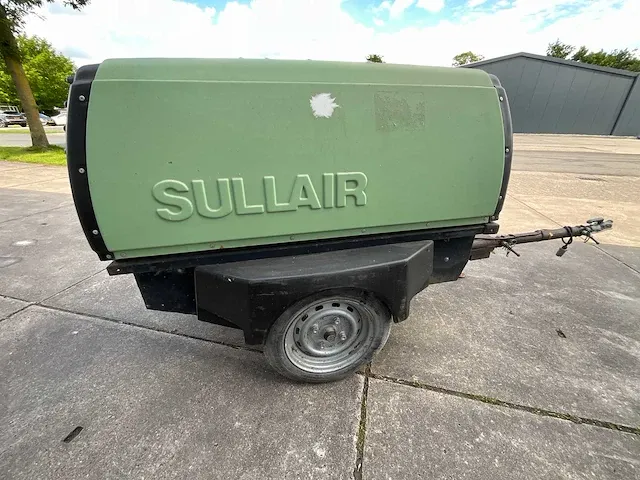 2000 sullair europe 35k mobiele schroefcompressor - afbeelding 4 van  10