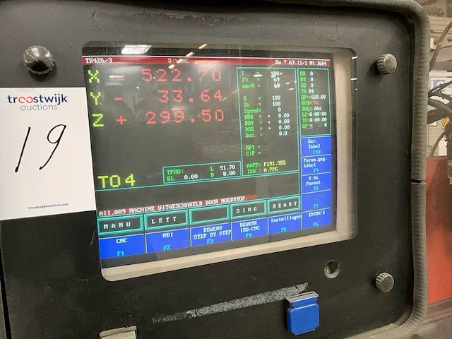 2000 tekna tk426/1 cnc-bewerkingscentrum - afbeelding 4 van  17