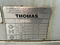 2000 thomas swing 270 metalen horizontale bandzaagmachine - afbeelding 14 van  22