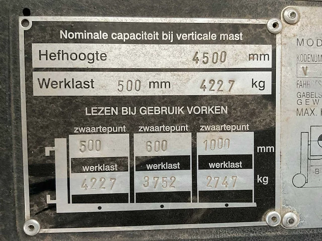 2000 toyota tonero 02-7fg40 vorkheftruck - afbeelding 6 van  16