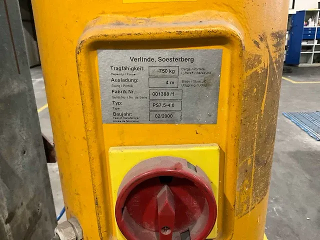 2000 verlinde zwenkarmkraan - afbeelding 5 van  5