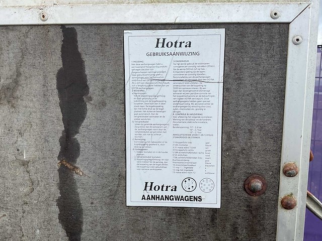 2001 - hotrarijs - vt - paardentrailer - afbeelding 2 van  11