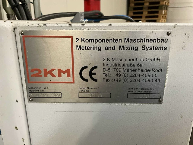 2001 2km silcostar 902a meet -en mixsysteem - afbeelding 7 van  17