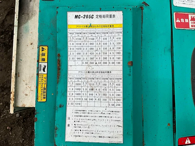 2001 aichi minikraan met rupsbanden - afbeelding 20 van  32