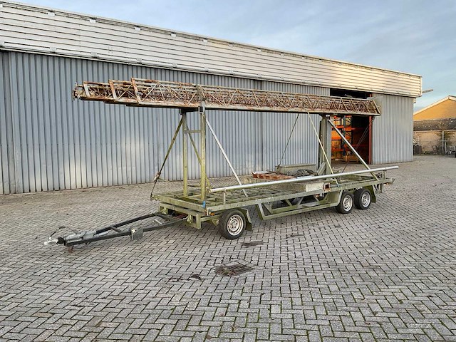 2001 anssems ds-3 aanhangwagen met uitschuifbare (zend) mast - afbeelding 1 van  20