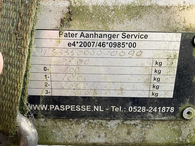 2001 anssems ds-3 aanhangwagen met uitschuifbare (zend) mast - afbeelding 13 van  20