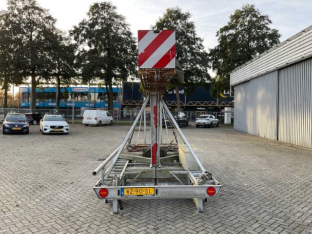2001 anssems ds-3 aanhangwagen met uitschuifbare (zend) mast - afbeelding 15 van  20