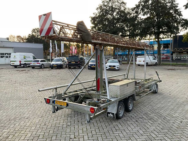 2001 anssems ds-3 aanhangwagen met uitschuifbare (zend) mast - afbeelding 16 van  20