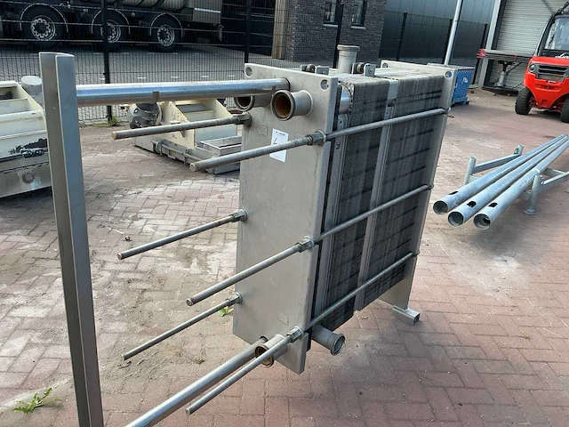 2001 apiheat transfer sigma m26tbv platen warmtewisselaar roestvaststaal - afbeelding 5 van  9