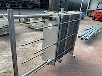 2001 apiheat transfer sigma m26tbv platen warmtewisselaar roestvaststaal - afbeelding 5 van  9