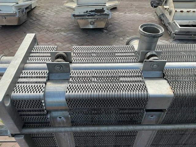 2001 apiheat transfer sigma m26tbv platen warmtewisselaar roestvaststaal - afbeelding 6 van  9
