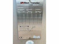 2001 apiheat transfer sigma m26tbv platen warmtewisselaar roestvaststaal - afbeelding 9 van  9