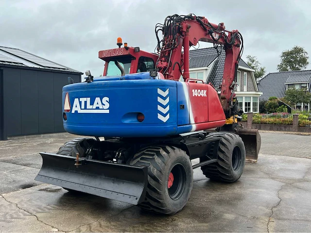 2001 atlas 1404k mobiele banden graafmachine - afbeelding 23 van  48