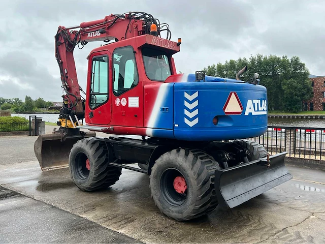 2001 atlas 1404k mobiele banden graafmachine - afbeelding 34 van  48