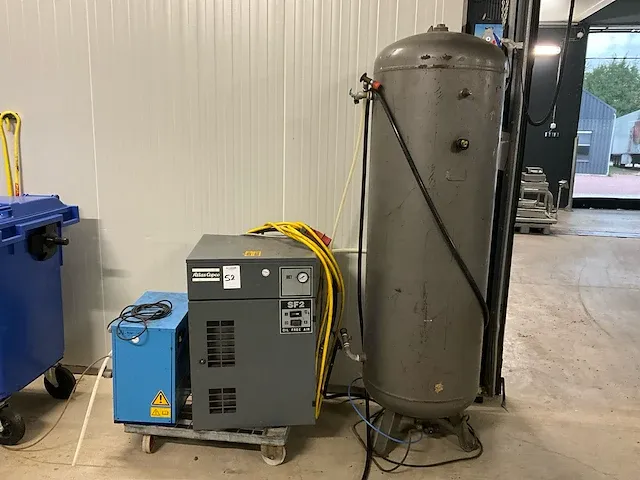 2001 atlas copco sf 2 olievrije compressor - afbeelding 7 van  14