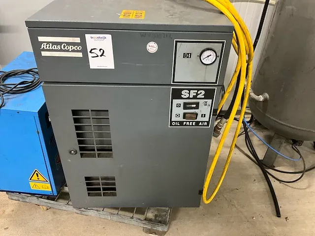 2001 atlas copco sf 2 olievrije compressor - afbeelding 10 van  14