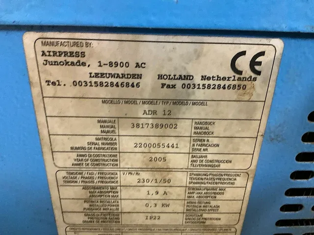 2001 atlas copco sf 2 olievrije compressor - afbeelding 14 van  14