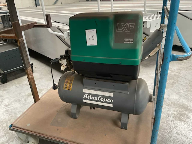 2001 atlas copo lxf 14 luchtcompressor op magazijnwagen - afbeelding 4 van  7