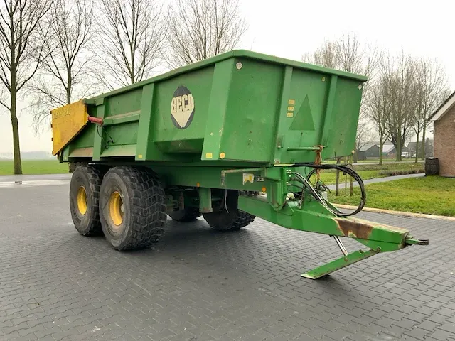 2001 beco gigant 240 dumper aanhanger - afbeelding 1 van  21
