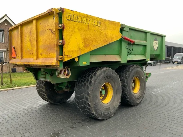 2001 beco gigant 240 dumper aanhanger - afbeelding 15 van  21