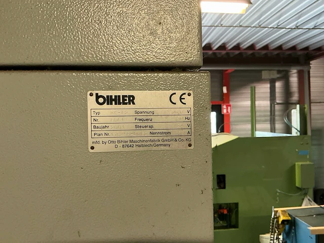 2001 bihler mc82 buigautomaat - afbeelding 13 van  23