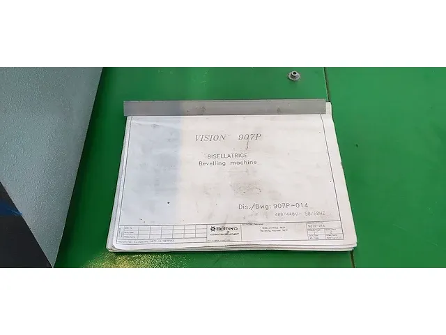 2001 bottero facet 907p-14 glasslijpmachine - afbeelding 12 van  14