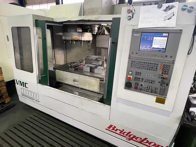 2001 bridgeport vmc 1000xp cnc bewerkingscentrum - afbeelding 8 van  10