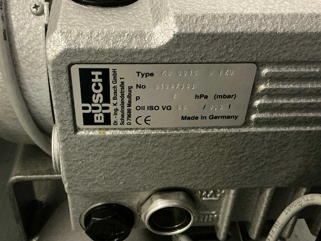 2001 busch simplex 0050-1r0016 vacuüminstallatie - afbeelding 7 van  8