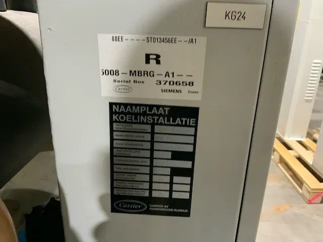 2001 carrier 30hxc190 watergekoelde koelinstallaties - afbeelding 9 van  23