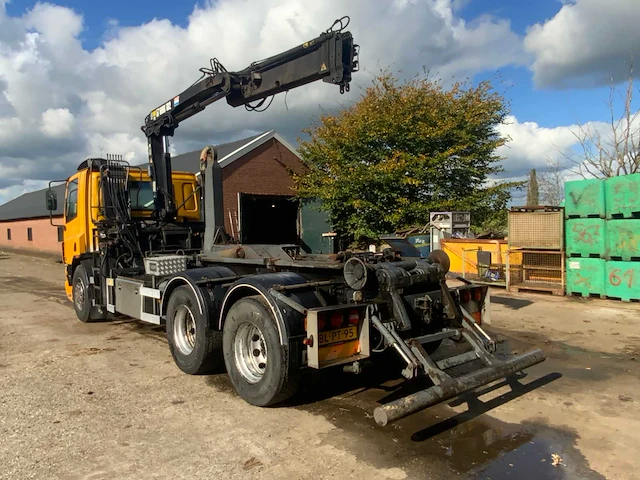 2001 daf cf 85.410 vrachtwagen haakarm hiab 102-2 autolaadkraan bl-pt-95 - afbeelding 4 van  63