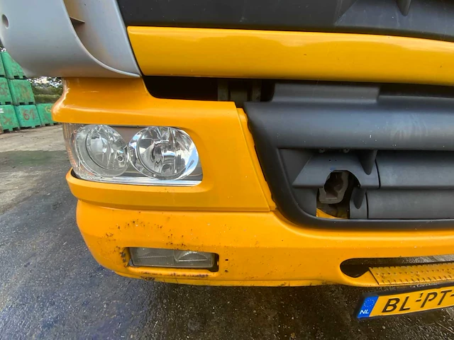 2001 daf cf 85.410 vrachtwagen haakarm hiab 102-2 autolaadkraan bl-pt-95 - afbeelding 8 van  63
