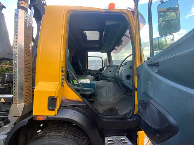 2001 daf cf 85.410 vrachtwagen haakarm hiab 102-2 autolaadkraan bl-pt-95 - afbeelding 10 van  63