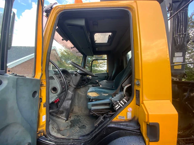 2001 daf cf 85.410 vrachtwagen haakarm hiab 102-2 autolaadkraan bl-pt-95 - afbeelding 21 van  63