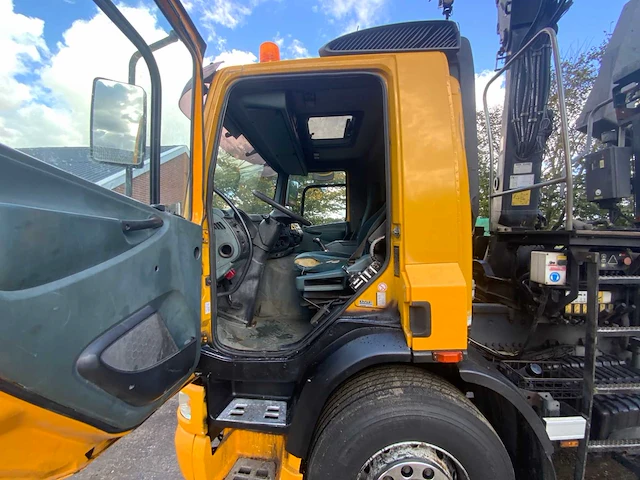 2001 daf cf 85.410 vrachtwagen haakarm hiab 102-2 autolaadkraan bl-pt-95 - afbeelding 22 van  63