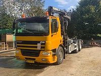 2001 daf cf 85.410 vrachtwagen haakarm hiab 102-2 autolaadkraan bl-pt-95 - afbeelding 23 van  63