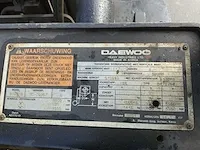 2001 deawoo d30s vorkheftruck - afbeelding 39 van  41