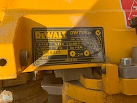 2001 dewalt dw729a2 afkortcirkelzaagmachine - afbeelding 4 van  11