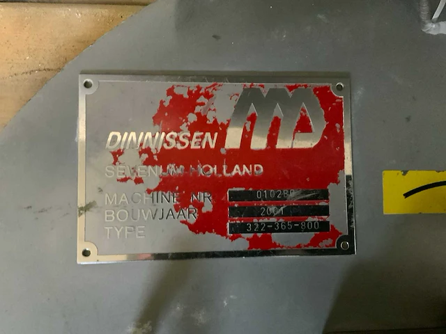 2001 dinnissen zeefmachine - afbeelding 5 van  8