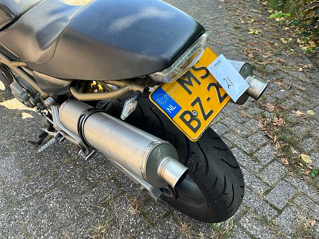 2001 ducati tour monster 600 motorfiets - afbeelding 11 van  21