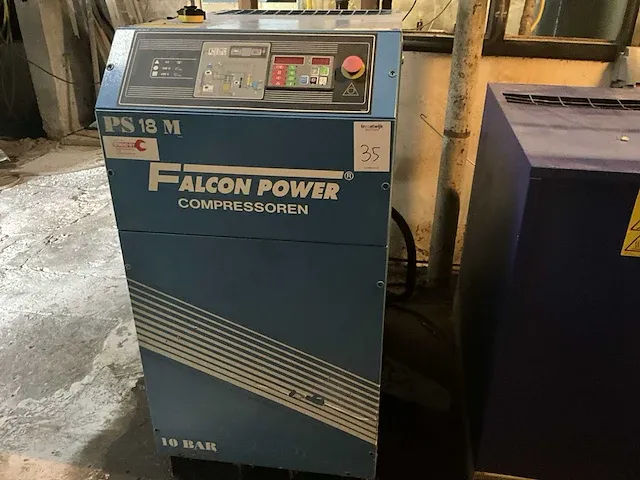 2001 falcon power ps18m schroefcompressor - afbeelding 3 van  10